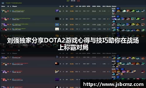 刘强独家分享DOTA2游戏心得与技巧助你在战场上称霸对局